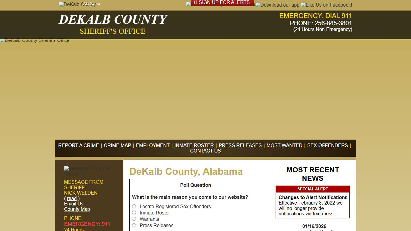 DeKalb County Sheriff's Office - Fort Payne, Alabama